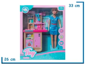 TINY FANTASY MU¥ECA VESTIDO JEAN CON COCINA
