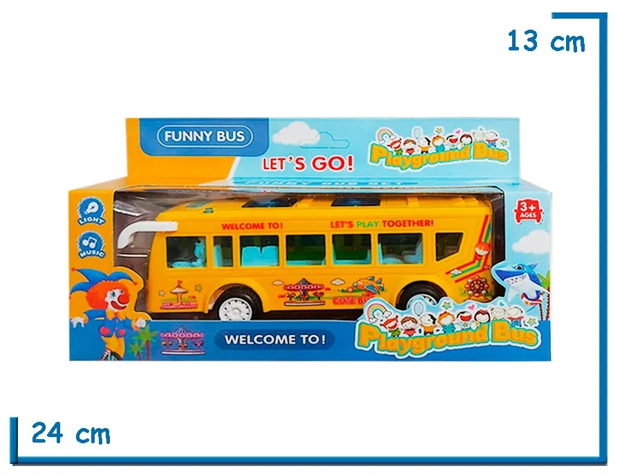 PLAYGROUND BUS AMARILLO MICRO EN CAJA