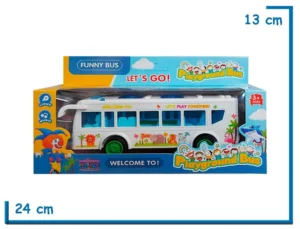 PLAYGROUND BUS BLANCO MICRO EN CAJA