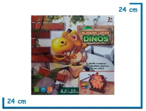 DINOS BLOQUES LOCOS (VERTICAL) JUEGO DE MESA