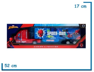 SPIDER-MAN CAMION A FRICCION GRANDE EN CAJA