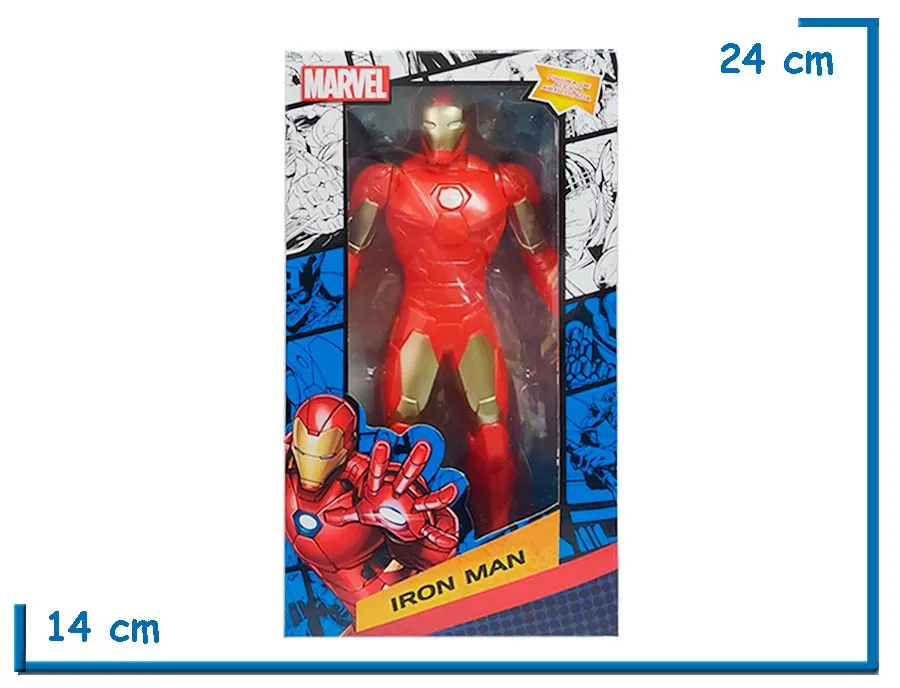 IRON MAN FIGURA DE ACCION EN CAJA 23CM