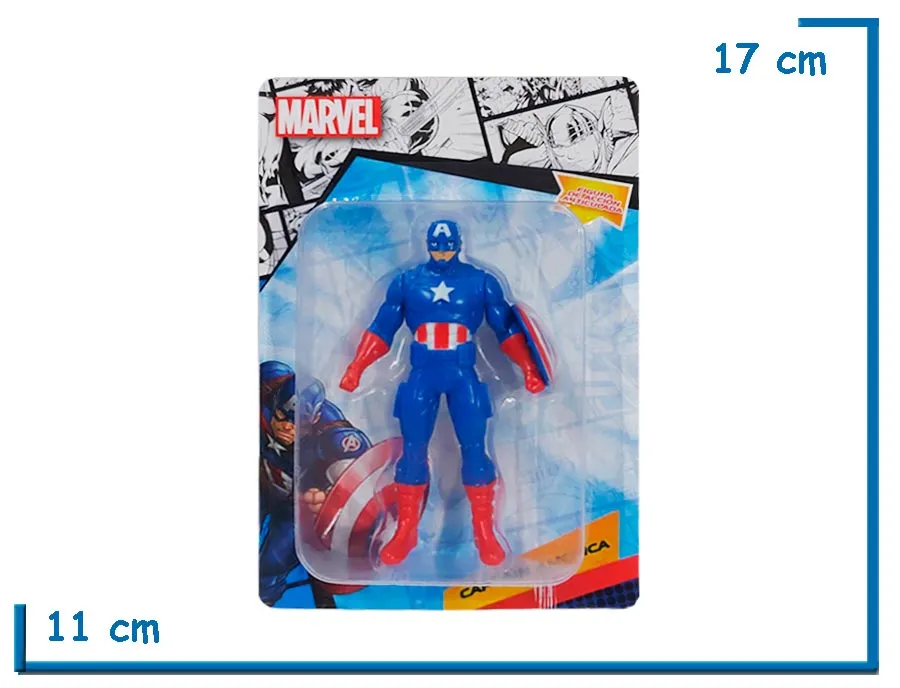 CAPTAIN AMERICA FIGURA DE ACCION EN BLISTER 10CM
