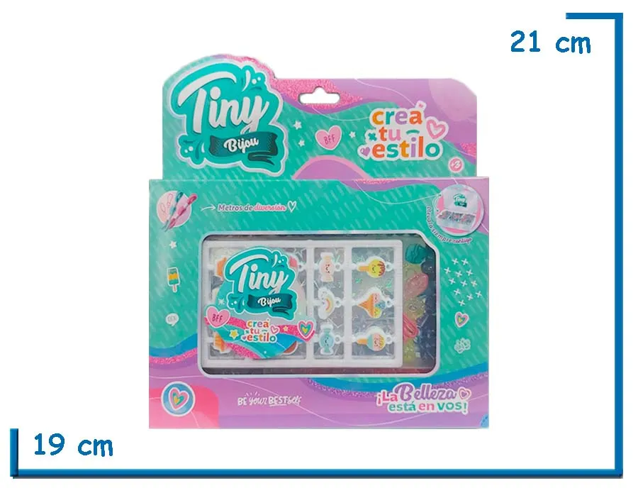 TINY BIJOU CREA TU ESTILO DIJES CON ESTUCHE EN  BLISTER