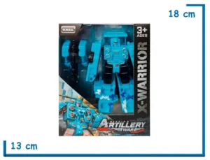 WARRIOR ARTILLERY WAR CELESTE CIRCULOS FIGURA TRANSFORMABLE