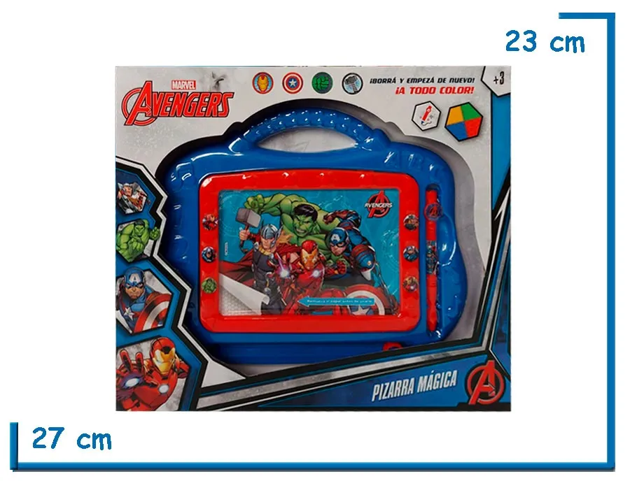 AVENGERS PIZARRA MAGICA A TODO COLOR EN CAJA