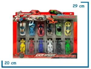 GO SPEED RACER SET DE AUTITOS X2 EN CAJA