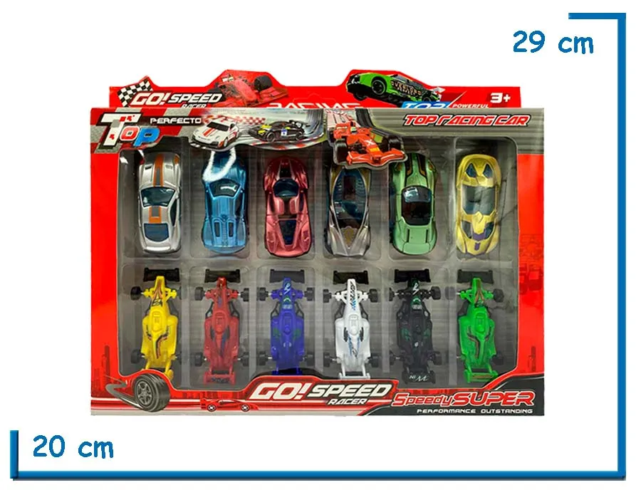 GO SPEED RACER SET DE AUTITOS X2 EN CAJA