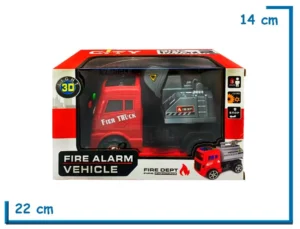 CITY VEHICLE FIRE ALARM CAMION BOMBERO EXCAVADORA RC