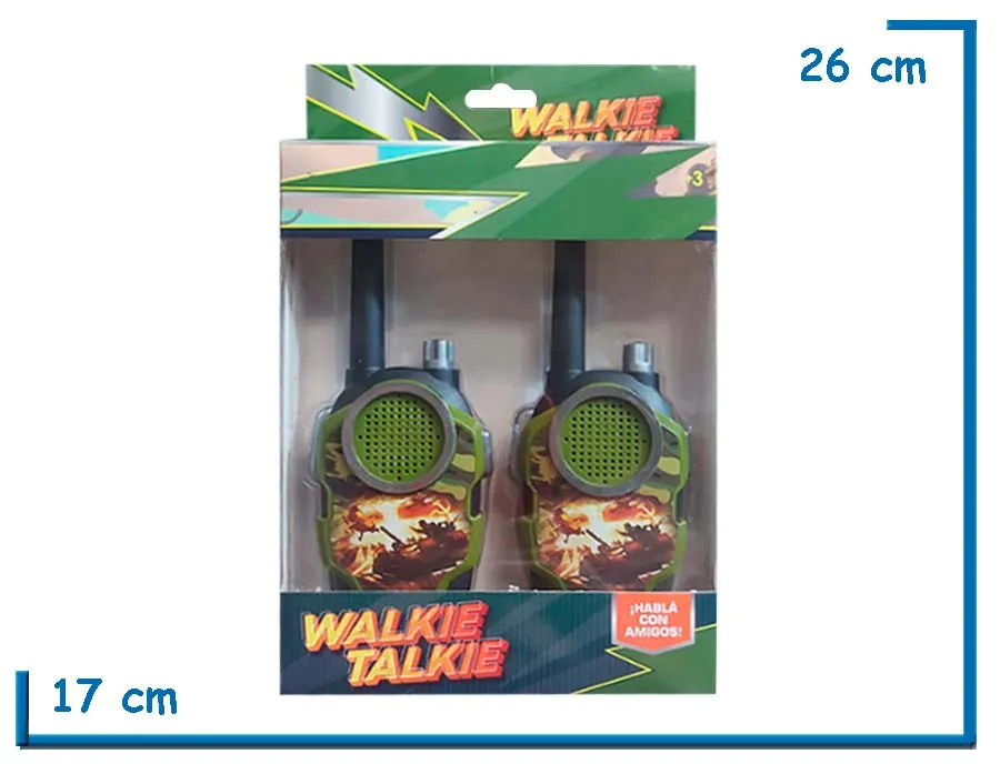 WALKIE TALKIE INTERCOMUNICADORES CAMUFLAJE