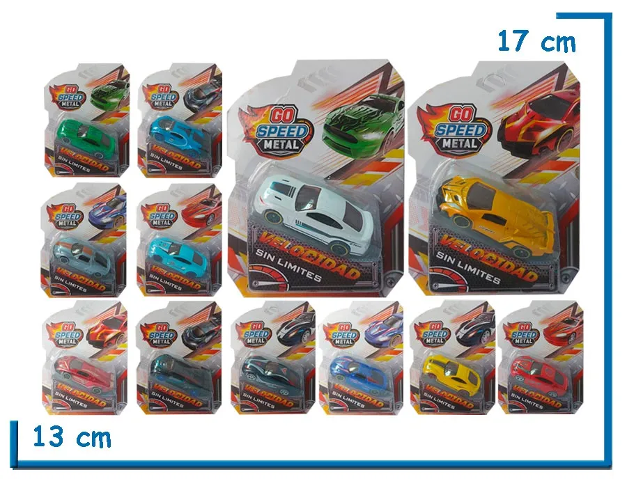 GO SPEED METAL AUTO SURTIDO 1.60 EN BLISTER