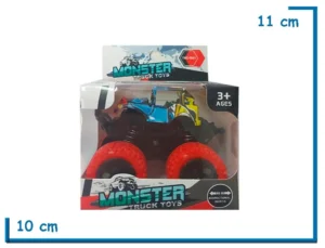 MONSTER TRUCK TOYS GOMAS ROJAS VEHICULO OFF-ROAD EN CAJA