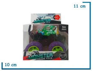 MONSTER TRUCK TOYS GOMAS VIOLETAS VEHICULO OFF-ROAD EN CAJA