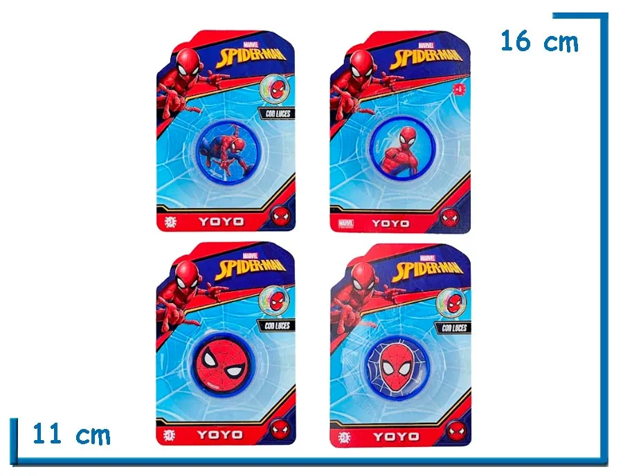 SPIDER-MAN YO-YO AZUL SURTIDO EN BLISTER