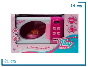 TINY HOME MICROONDAS CON LUZ EN CAJA