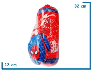 SPIDER-MAN SET DE BOXEO CHICO EN BOLSA DE RED