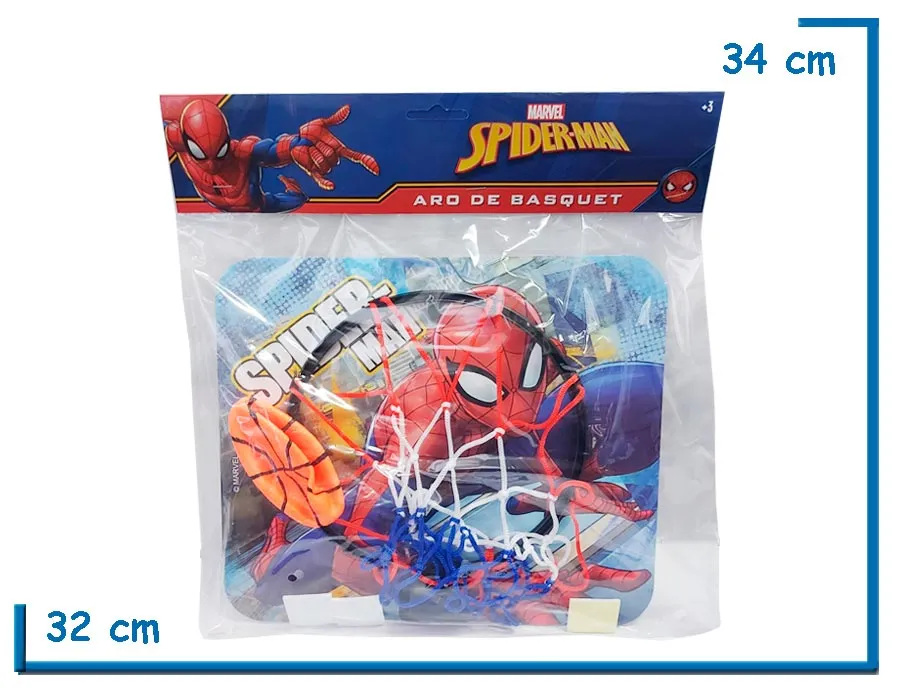 SPIDER-MAN ARO DE BASQUET CON PELOTA