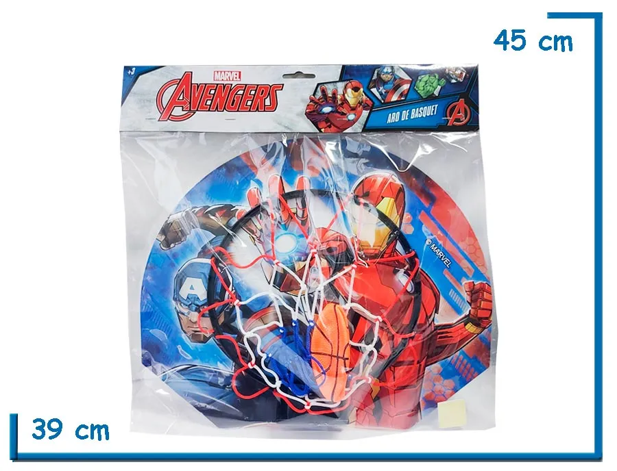 AVENGERS SUPER ARO DE BASQUET CON PELOTA