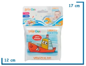 BABY GUS LIBRITO DE BAÑO VEHICULOS