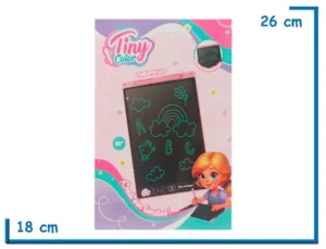 TINY COLOR TABLETA LCD ROSA MONOCROMATICA 10 PULGADAS