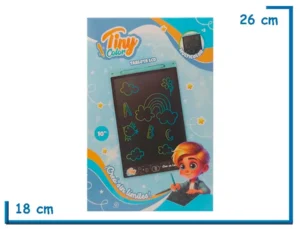 TINY COLOR TABLETA LCD CELESTE MULTICOLOR 10 PULGADAS