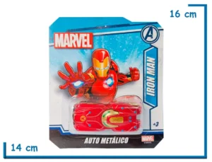 MARVEL AUTO METALICO IRON MAN