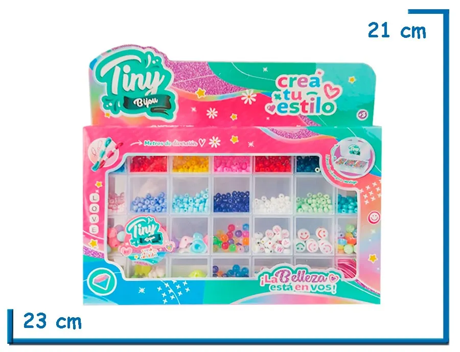 TINY BIJOU SET DE BIJOUTERIE EN ESTUCHE 4X7