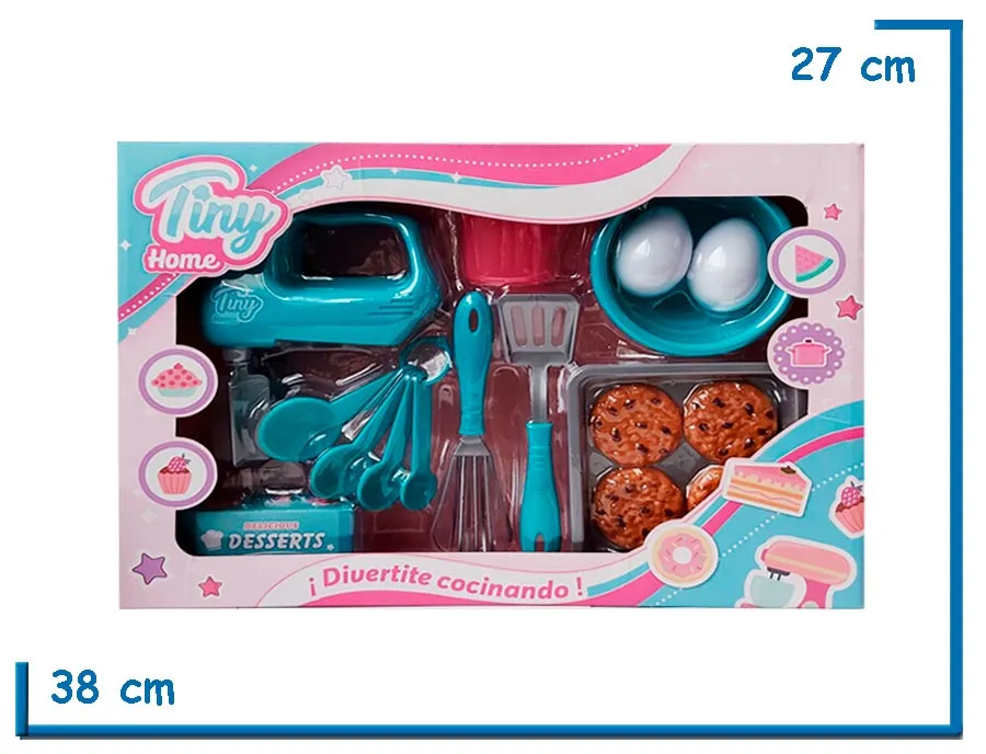 TINY HOME SET JUEGO DE REPOSTERIA EN CAJA