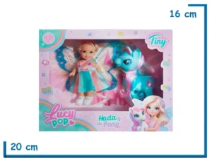 TINY LUCY POP MU¥ECA HADA CON PONY CELESTE