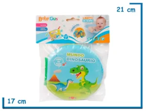 BABY GUS LIBRITO DE BAÑO MUNDO DINOSAURIO