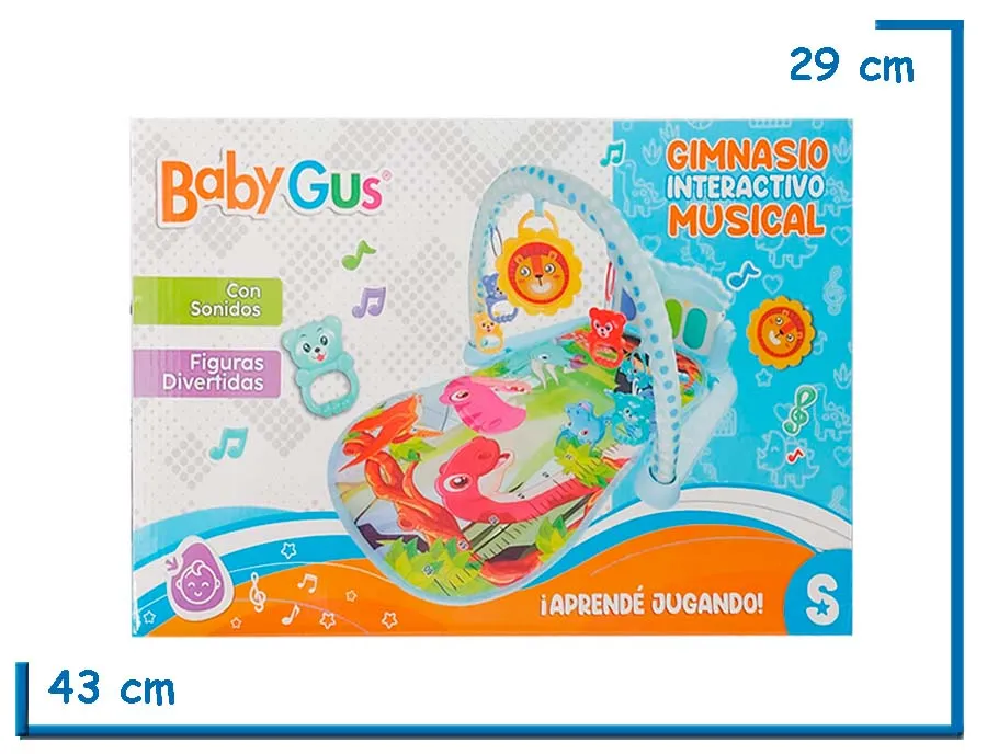 BABY GUS GIMNASIO INTERACTIVO MUSICAL