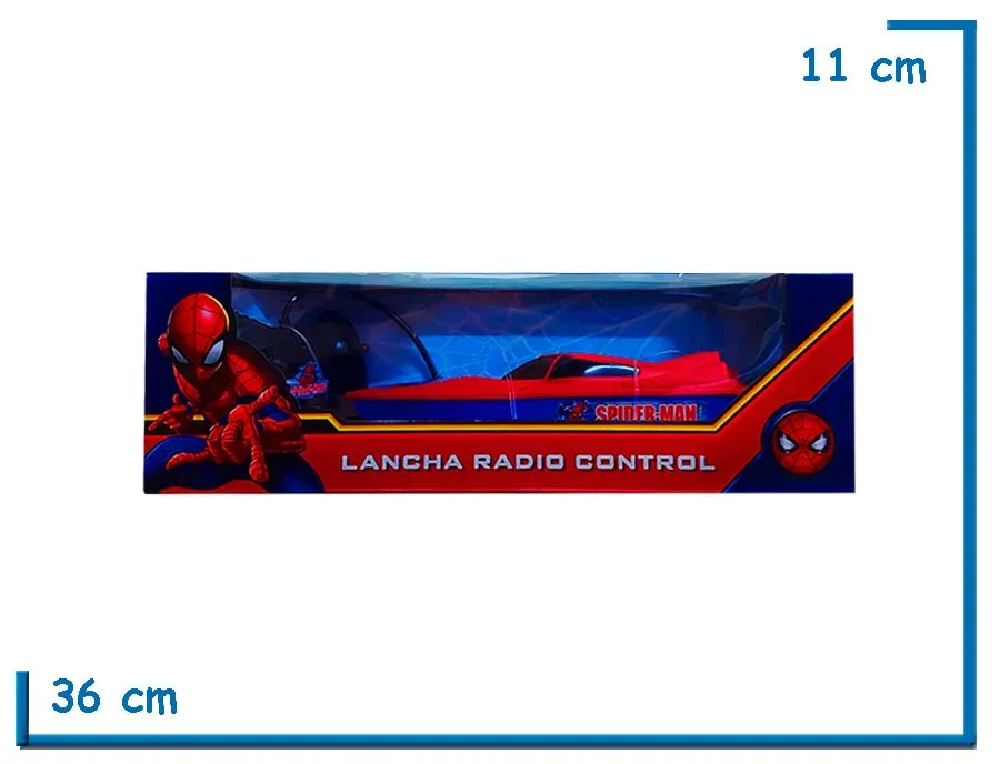 SPIDERMAN LANCHA A RADIO CONTROL