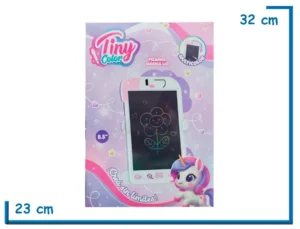 TINY COLOR PIZARRA MAGICA LCD UNICORNIO PERFIL MULTICOLOR 8.5 PULGADAS