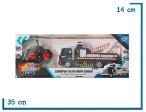GO SPEED TRUCK CAMION DE POLICIA RC