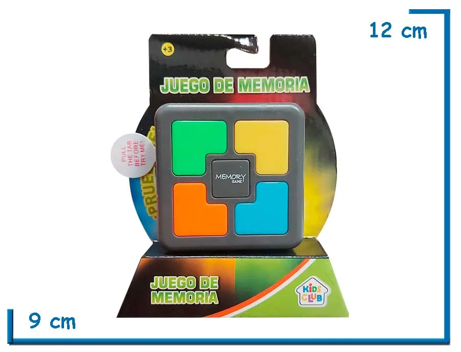 KIDS CLUB JUEGO DE MEMORIA CUADRADO EN CAJA