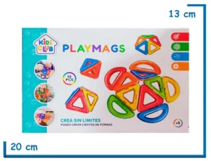 KIDS CLUB PLAYMAGS FORMAS MAGNETICAS CAJA CLEETSE 10PZS