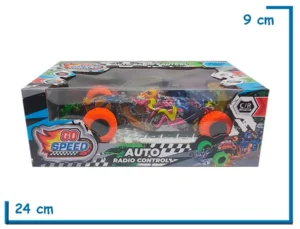 GO SPEED F1 PLOTEADO GOMAS NARANJAS RADIO CONTROL CON LUCES
