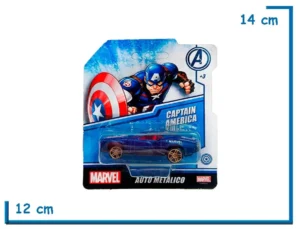 MARVEL AUTO METALICO CAPTAIN AMERICA STREET CUSTOM