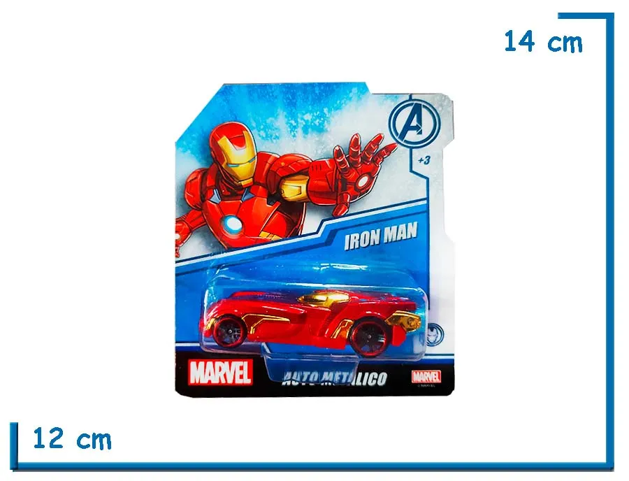 MARVEL AUTO METALICO IRONMAN STREET CUSTOM
