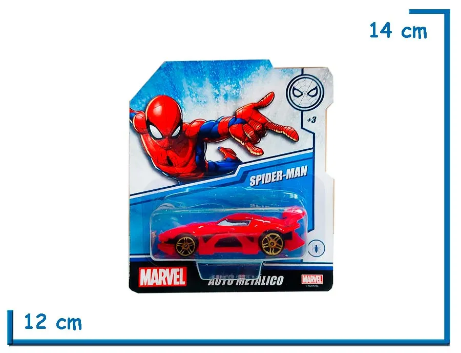 MARVEL AUTO METALICO SPIDERMAN STREET CUSTOM