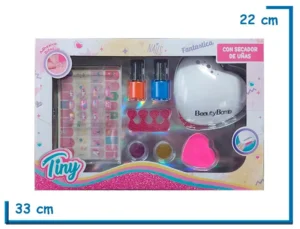 TINY NAILS SET DE UÑAS CON SECADOR EN CAJA