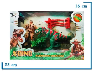 X-DINO AVENTURAS JURASICAS FIGURA CON DINO