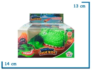 DINO QUE MUERDE T-REX VERDE