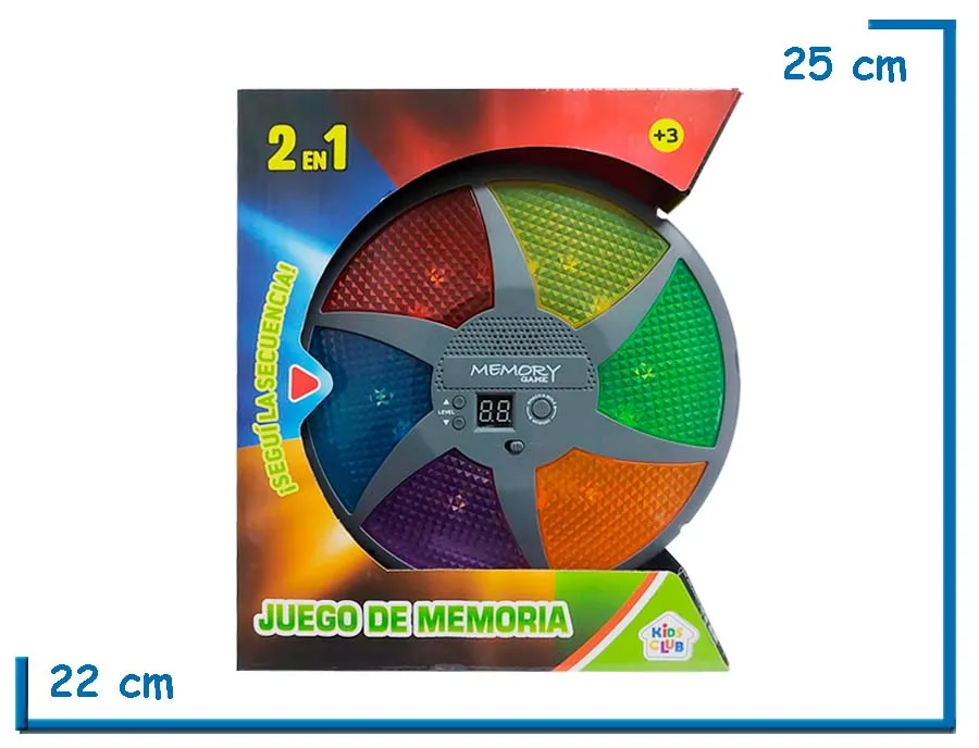 KIDS CLUB JUEGO DE MEMORIA 2 EN 1