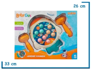 BABY GUS MARTILLERO COHETE NARANJA Y VERDE