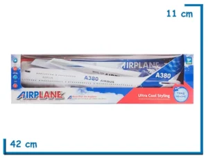 AIRPLANE AVION DE PASAJEROS CON LUZ Y SONIDO EN CAJA