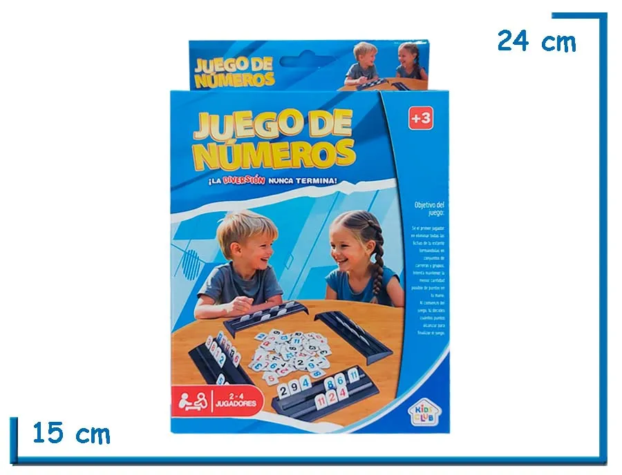 KIDS CLUB JUEGO DE NUMEROS JUEGO DE MESA