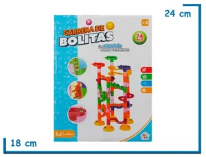 KIDS CLUB CARRERA DE BOLITAS 74 PZS