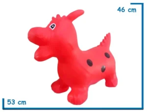 DRAGON SALTARIN ROJO EN BOLSA 53X46X24