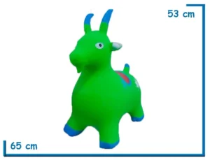 CABRA SALTARINA VERDE EN BOLSA 65X53X30
